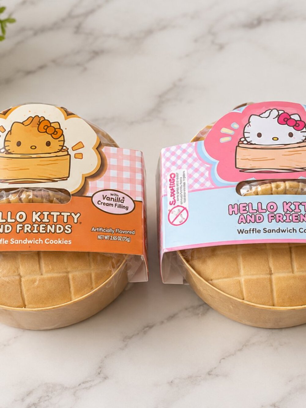 2x Sanrio Hello Kitty Mystery Squishy Dumpling Standard & Glowing Box Edition
